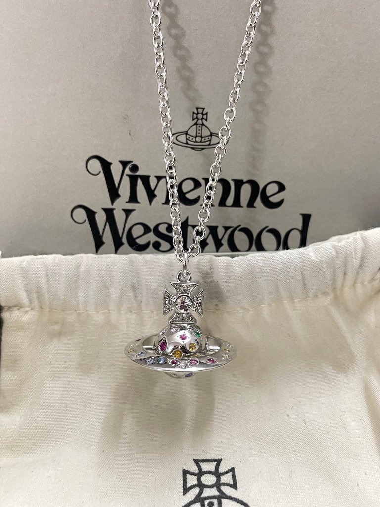 Women's Vivienne Westwood Neon Diamond Necklace